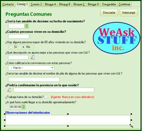 Imagen del Diseño Visual de Formularios de OriGn